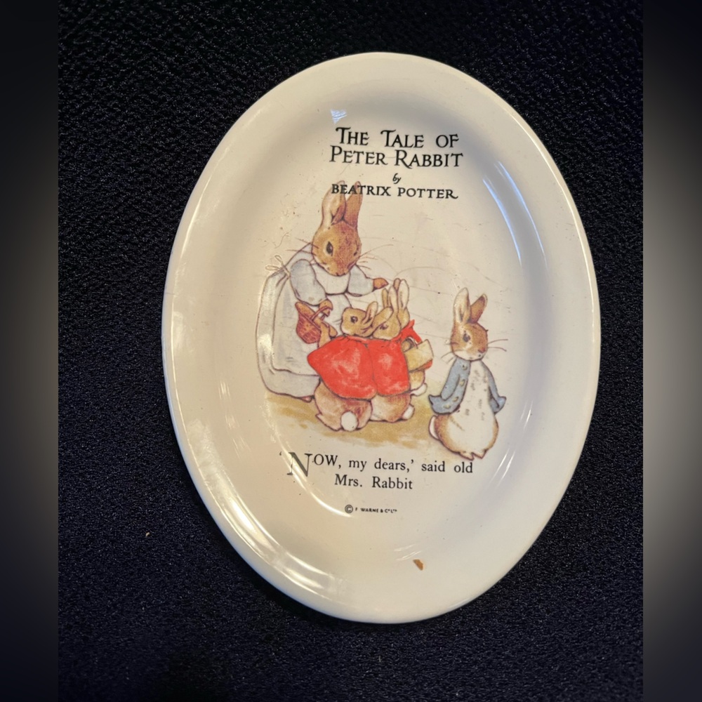 Beatrix Potter Vanity Tray - White and Red